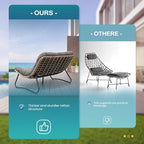Crestlive Products Outdoor Loveseat, 2 Seater Outdoor Couch - Image 8