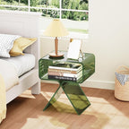 Acrylic Nightstand Side Table Modern Design Clear Home Decor Display End Table - Image 2