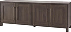 Henn&Hart Rectangular TV Stand for TV's up to 80" in Alder Brown, TV Stands for - Image 4