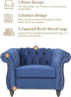 Mid-Century Sofa Chair, Velvet Accent Chair - Image 4