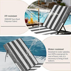72x21x4in Lounge Cushions for Outdoor Furniture, Outdoor Lounge Chair Cushions - Image 6