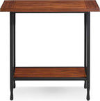 Ironcraft Solid Wood and Metal Console Table - Image 4