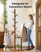 Pipishell Coat Rack, Freestanding Hall Tree - Image 5