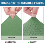 Smiry Waterproof Seat Covers for Dining Room Chairs Set of 2, Stretch Jacquard - Image 4
