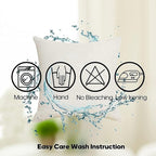 YCOLL Pillow Covers 22x22 Set of 4, Modern Sofa Throw Pillow Cover, Decorative - Image 7