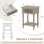 SUNBURY Vintage Nightstand - Image 2