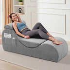 Yoga Chair Lounge for Adult, Ergonomic Chaise Lounge Chair by LEIMAOFC