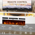 80" Entertainment Center & TV Stand, Modern Media Console - Image 6