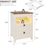 HWB LED Nightstand Set of 2 - Image 3