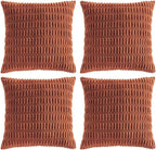 Fancy Homi 4 Packs Decorative Throw Pillow Covers by Fancy+Homi