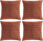 Fancy Homi 4 Packs Decorative Throw Pillow Covers by Fancy+Homi