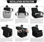 TAOCOCO Recliner Cover 4-Pieces, Recliner Stretch Sofa Slipcover, Recliner - Image 6