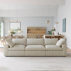JACH 3-Seater Cloud Modular Sectional Couches, Convertible Couch, Cushion - Image 4