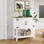 Mufico Console Table Coffee Bar Cabinet Sofa Table, 31.5 L x 13.8 D x 34.65 H - Image 3