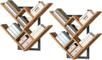 HOOBRO Floating Shelves for Wall, 2-Tier Wooden Tree Bookshelf, Hanging Shelves - Image 9