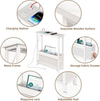 BAMGROW Slim Charging End Table - Image 3