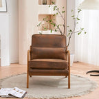VINGLI Cozy Living Room Chairs, Microfiber Rustic Accent Chairs Set of 2 - Image 9