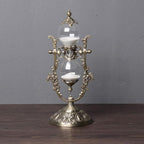Hourglass Timer, 15 Minutes Embossed Golden Hourglass Timer, Used - Image 6