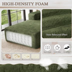 95" Cloud Sectional Couch U-Shaped Chaise - Image 4