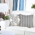YCOLL Pillow Covers 22x22 Set of 4, Modern Sofa Throw Pillow Cover, Decorative - Image 3