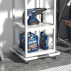 SPACECARE Mini Fridge Stand Mobile Roller, Adjustable Furniture Dolly - Image 5