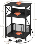 AMHANCIBLE Record Player Stand - Image 4