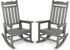 Stoog Outdoor & Indoor Rocking Chairs Set of 2, All-Weather Porch Rocker by Stoog