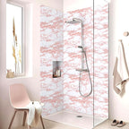 practicalWs White/Pink Marble Contact Paper Granite Peel and Stick Countertops - Image 6