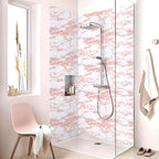 practicalWs White/Pink Marble Contact Paper Granite Peel and Stick Countertops - Image 6