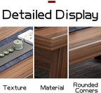 Solid Wood Japanese Style Tea Table, Low Long Coffee Table - Image 3