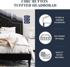 Allewie Queen Velvet Bed Frame - Image 6