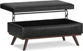 SIMPLIHOME Owen Lift Top Coffee Table Storage Ottoman by SimpliHome