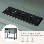 HULALA HOME Farmhouse Storage End Table - Image 3