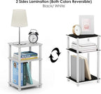 Furinno Just 3-Tier Turn-N-Tube End Table / Side Table / Night Stand / Bedside - Image 8