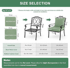 Summsun Outdoor Chair Cushions, Waterproof Back Pillow and Seat Cushion Set - Image 7