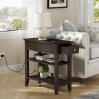ChooChoo Narrow End Table Set of 2, Side Table Living Room - Image 4