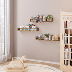 Fixwal Nursery Book Shelves for Kids Rooms, 23.6 Inch Floating Bookshelves for - Image 5