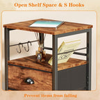 Furologee Night Stand Set of 2, Nightstand - Image 5