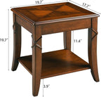 Mid-Century Modern Living Room Coffee Table Set, 2-Piece Solid Wood Living Room - Image 5