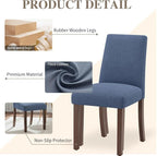 Dining Chairs Set of 6, Modern Dining Room Chairs - Image 3