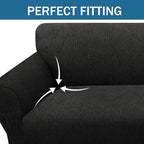 Loveseat Slipcover with 2 Pillow Cover - Image 3