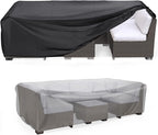 Patio Furniture Set Cover Waterproof, Mrrihand Outdoor Sectional Sofa Set Cover by Mrrihand