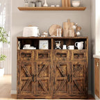 Befrases Set of 2 Farmhouse Storage Cabinet - Image 2