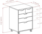 Winsome Halifax Mobile Storage Cabinet - Image 3