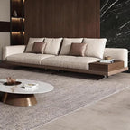 Italian Luxury Simple Leather Sofa, Solid Wood Frame, Spacious and Soft Sofa - Image 3