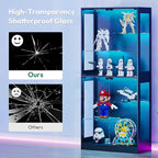Lamtor 69-inch Glass Display Cabinet – Curio Cabinet - Image 5