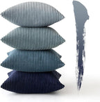 MIULEE Boho Farmhouse Throw Pillow Covers 20x20 Inch Set of 4 Western Neutral - Image 4