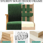 2 Pcs Home Accent Chair Mid Century Modern Accent Chair - Image 4