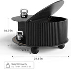 SULIVES Round Coffee Table - Image 2