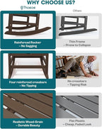 THOEOE Oversized Rocking Chair, Outdoor Rocking Chair - Image 4